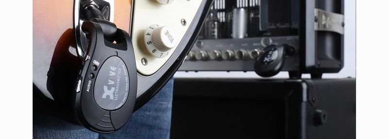 Xvive U2 trådløst gitarsystem. Oppladbart. 2,4GHz.