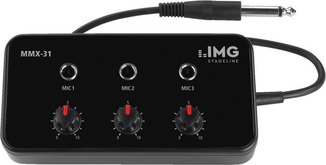 Hovedbilde IMG Stageline MMX-31 kompakt mikrofonmikser