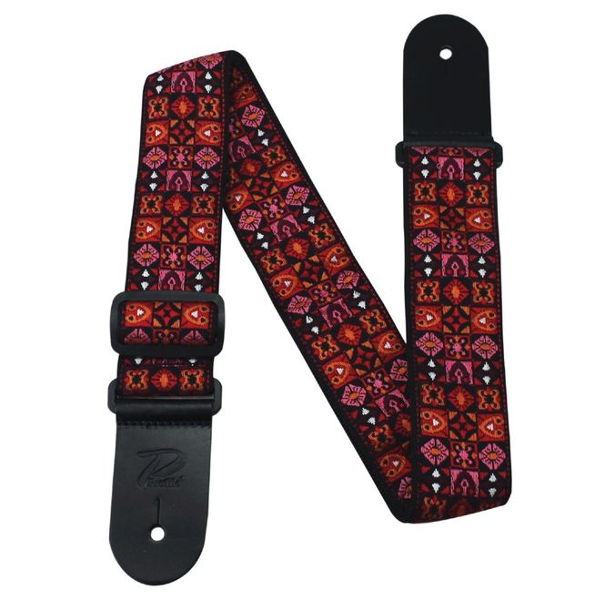 Hovedbilde Profile HDR04 Jacquard Strap, Gitarreim, Red