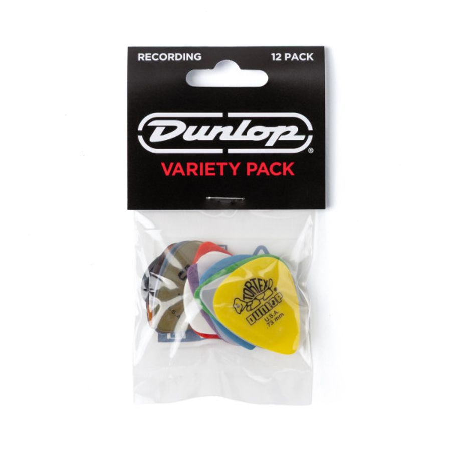 Dunlop PVP125 Recording Pick Variety Pack -12/PLYPK