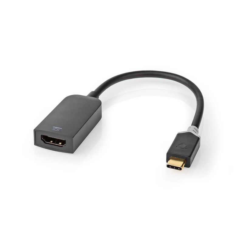 Nedis USB-C til HDMI adapter, 4K@60Hz, 0.20m