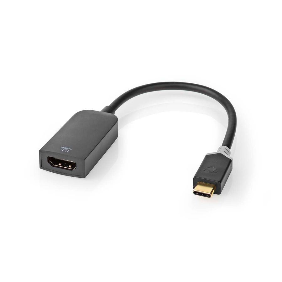 Nedis USB-C til HDMI adapter, 4K@60Hz, 0.20m