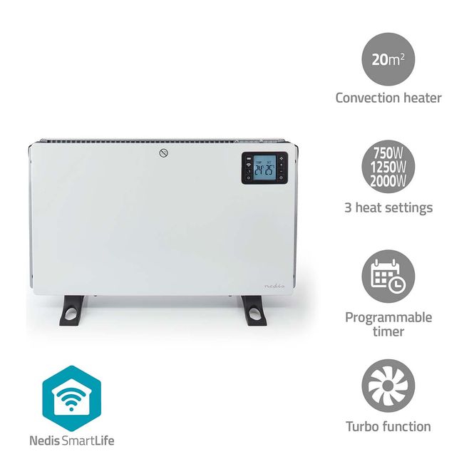 Hovedbilde SmartLife WiFi Konveksjon Varmeapparat 2000 W