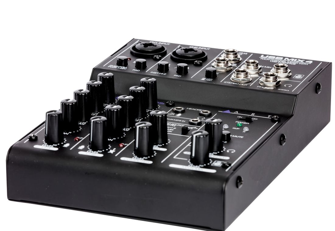 ART USB MIX 4 - 4-kanals Mixer / USB Audio Interface