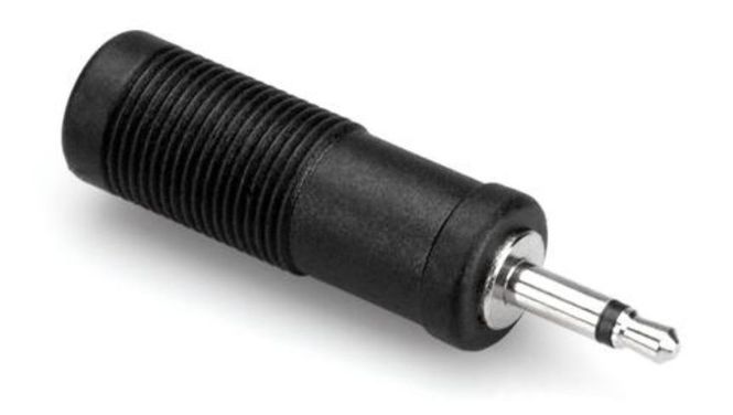 Hovedbilde Hosa GMP113 overgang mono jack(hun) -> mono minijack (han) 