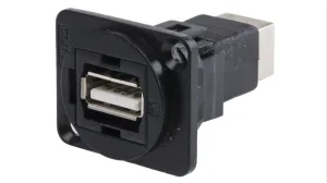 Hovedbilde RS PRO Chassi USB C-C panelkontakt USB 2.0 feed-through 