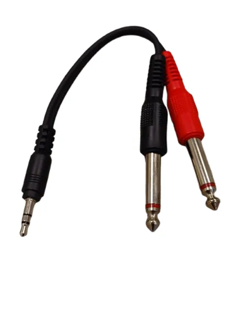 Hovedbilde Astel CTMJ15 overgang mini st.jack -> 2 x Mono Jack