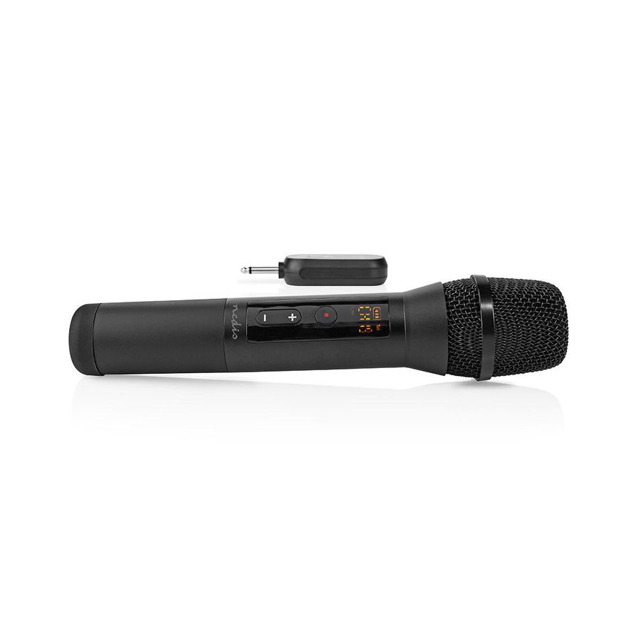 Nedis MPWL200BK Håndholdt Trådløst Mikrofonsystem UHF